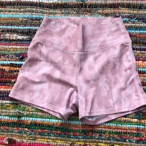 Pink camo buffbunny shorts